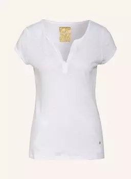 Футболка Троя с льном Mos Mosh, белый