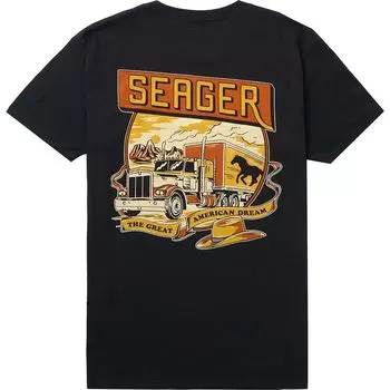 Футболка Trucking Seager Co., черный