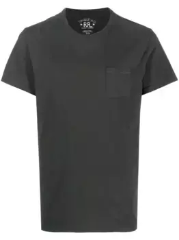 Футболка Tube с накладным карманом Ralph Lauren RRL, черный