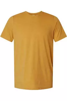 Футболка Tultex Combed CVC, цвет heather mustard