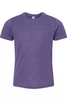 Футболка Tultex Youth Fine Jersey, цвет heather purple