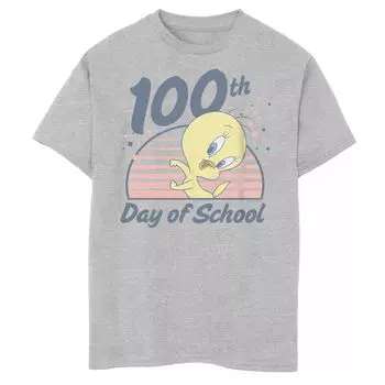 Футболка Tweety Bird «100-й день школы» для мальчиков 8–20 лет Licensed Character