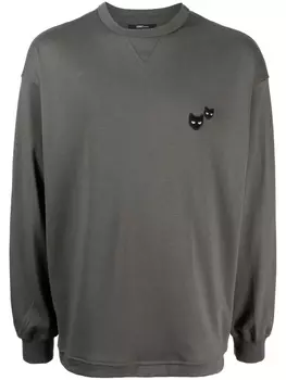 Футболка Twin Panther с длинными рукавами ZZERO BY SONGZIO, серый