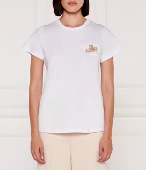 Футболка TWINSET Regular Fit, белый
