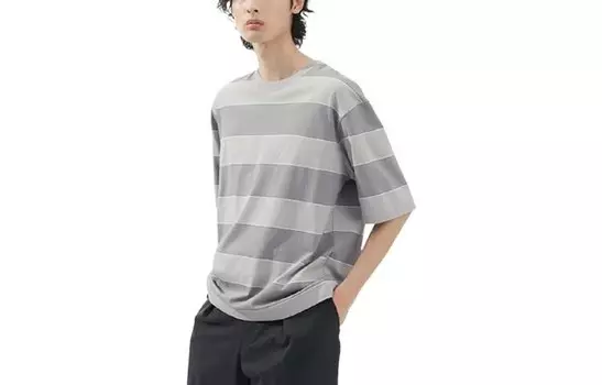 Футболка U Collection мужская, цвет серый Uniqlo, серый
