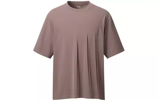 Футболка U Collection мужская коричневая Uniqlo, коричневый