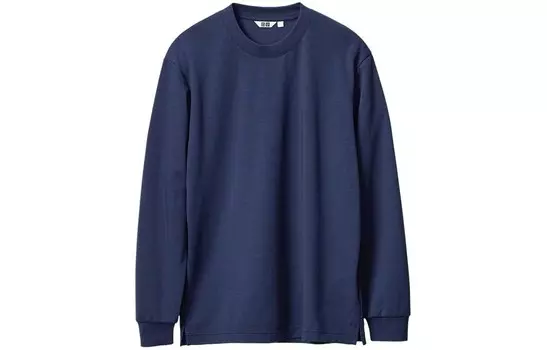 Футболка U Collection мужская темно-синяя Uniqlo, темно-синий