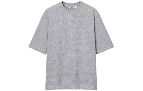 Футболка U Collection унисекс серая Uniqlo, серый