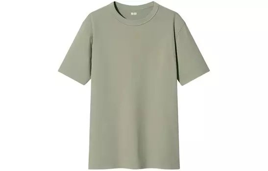 Футболка U Collection унисекс зеленая Uniqlo, изумрудно-зеленый