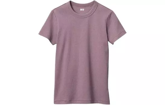 Футболка U Collection женская фиолетовая Uniqlo