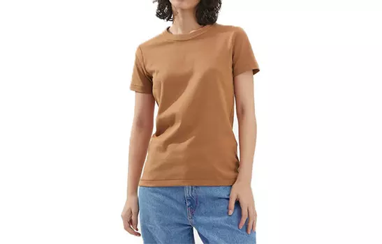 Футболка U Collection женская оранжевая Uniqlo