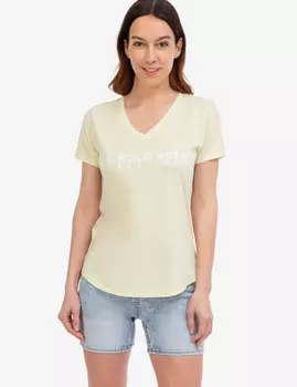 Футболка U.S. Polo Assn. Burnout, светло-желтый