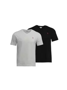 Футболка U.S. Polo Assn., черный/белый