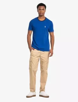 Футболка U.S. Polo Assn.Ringer, синий