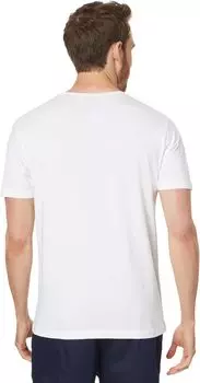 Футболка U.S. POLO ASSN. Short Sleeve Graphic Print Flag DHM Crew Neck Jersey Tee Shirt, белый