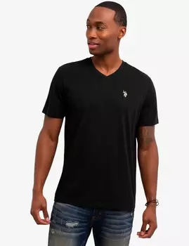 Футболка U.S. Polo Assn.Solid V-neck, черный