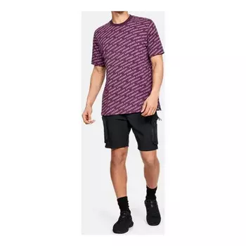 Футболка ua unstoppable wordmark tee Under Armour, фиолетовый
