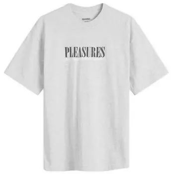Футболка «Удовлетворение» Pleasures, серый