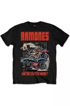 Футболка «Уйди отсюда» Ramones, черный