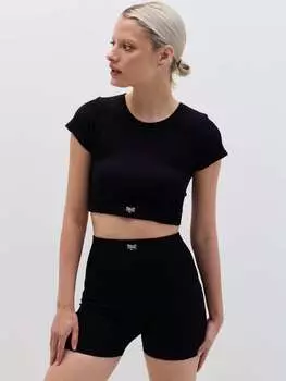 Футболка укороченная Costine Everlast, цвет black