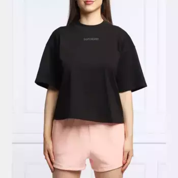 Футболка укороченного кроя Code tech Superdry, черный