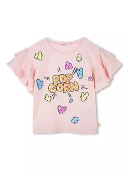 Футболка, украшенная пайетками Billieblush, розовый
