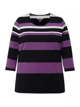 Футболка Ulla Popken, цвет aubergine