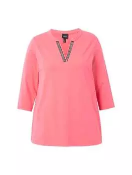 Футболка Ulla Popken, цвет dunkel koralle