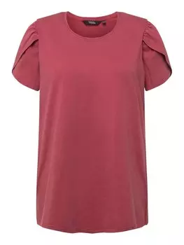 Футболка Ulla Popken, цвет dunkel rosa