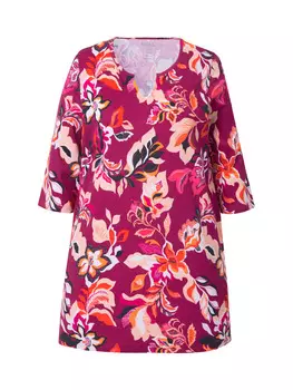 Футболка Ulla Popken, цвет dunkle orchidee