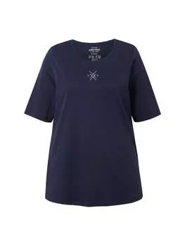 Футболка Ulla Popken, цвет dunkles marine