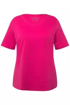 Футболка Ulla Popken, цвет fuchsia pink