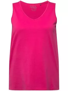 Футболка Ulla Popken, цвет fuchsia pink