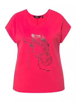 Футболка Ulla Popken, цвет hibiskusrot