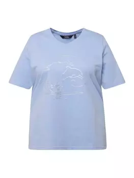 Футболка Ulla Popken, цвет himmelblau