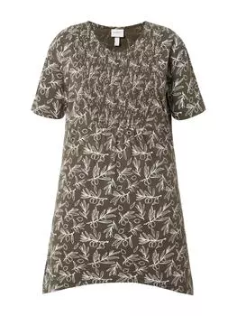 Футболка Ulla Popken, цвет khakibraun