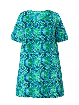 Футболка Ulla Popken, цвет kleeblatt