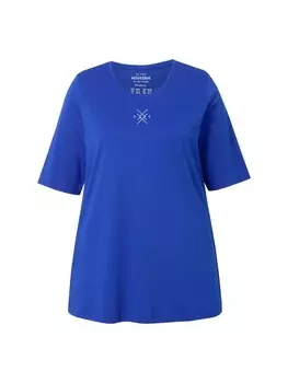 Футболка Ulla Popken, цвет kobaltblau