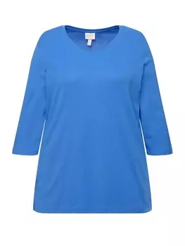 Футболка Ulla Popken, цвет kornblumenblau