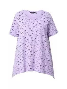 Футболка Ulla Popken, цвет lavendel