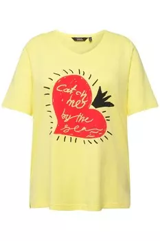 Футболка Ulla Popken, цвет Lemon Yellow