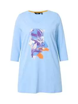 Футболка Ulla Popken, цвет lichtblau