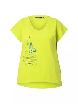 Футболка Ulla Popken, цвет lime