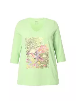 Футболка Ulla Popken, цвет limettengrn