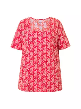 Футболка Ulla Popken, цвет lychee