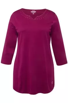 Футболка Ulla Popken, цвет magenta
