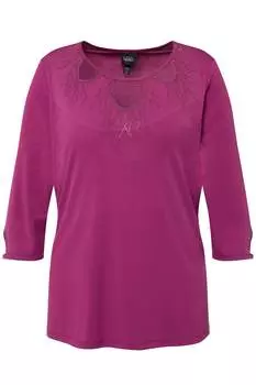Футболка Ulla Popken, цвет magenta