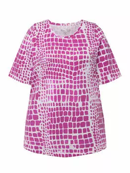 Футболка Ulla Popken, цвет magenta