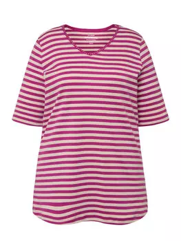Футболка Ulla Popken, цвет magenta