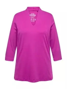 Футболка Ulla Popken, цвет magenta